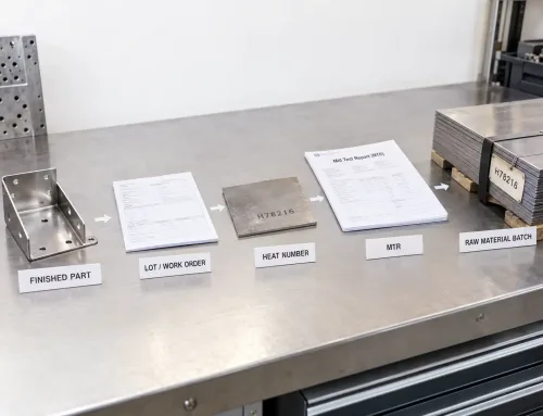 Materialrückverfolgbarkeit